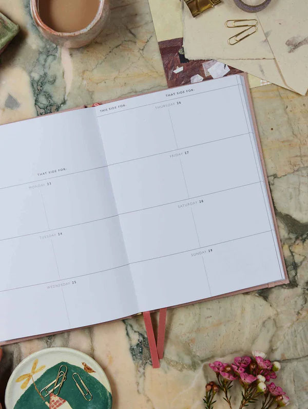 2026 Weekly Planner Blush