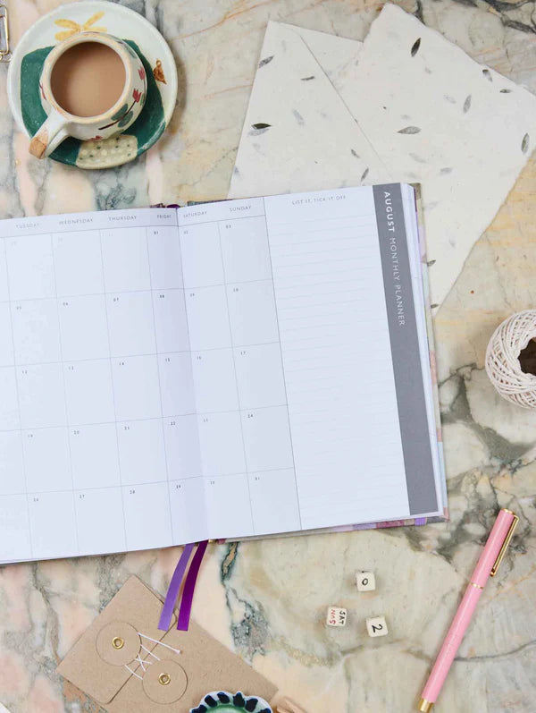 2026 Weekly Planner Flowers