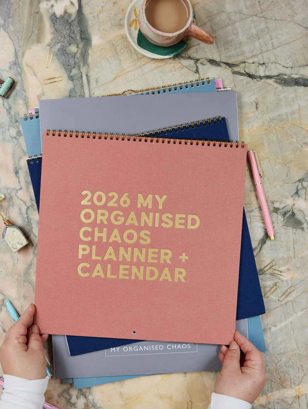 2026 Linen Planner & Calendar Rose