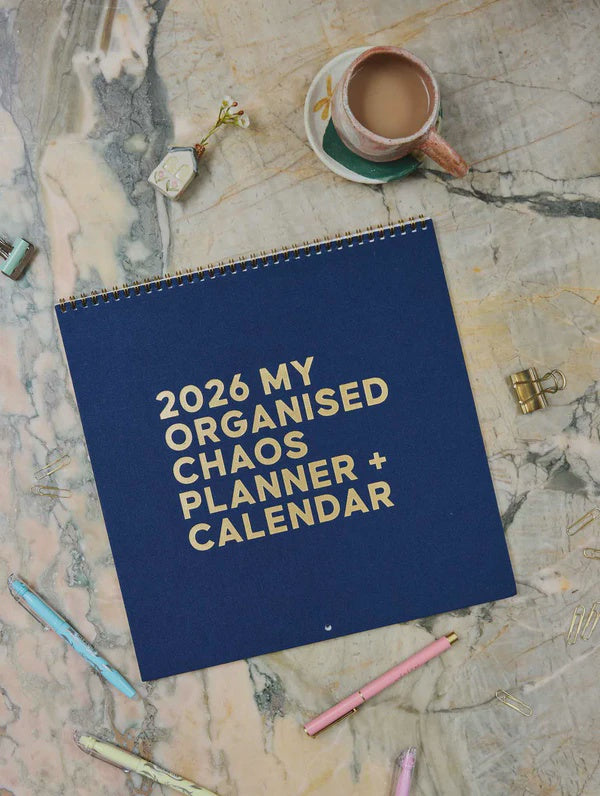 2026 Linen Planner & Calendar Navy