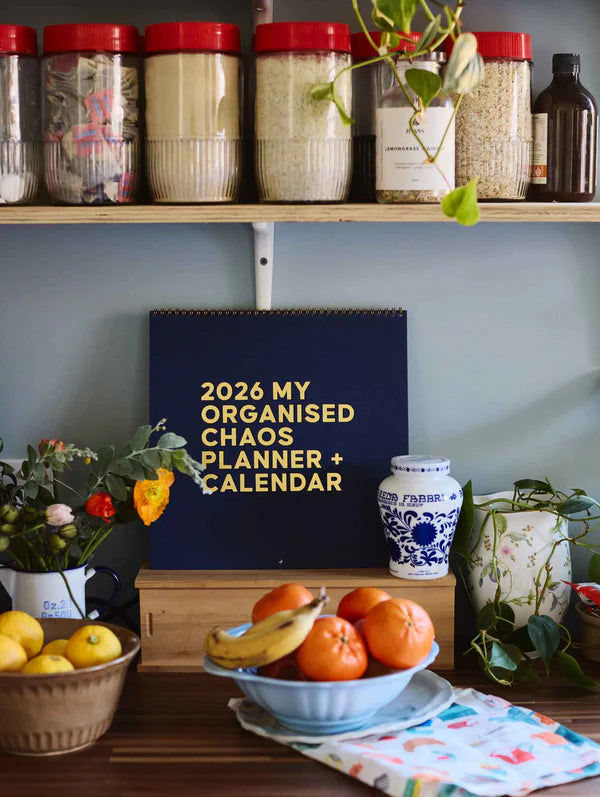 2026 Linen Planner & Calendar Navy