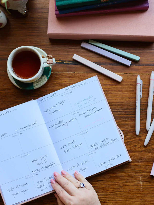 2026 Weekly Planner Blush