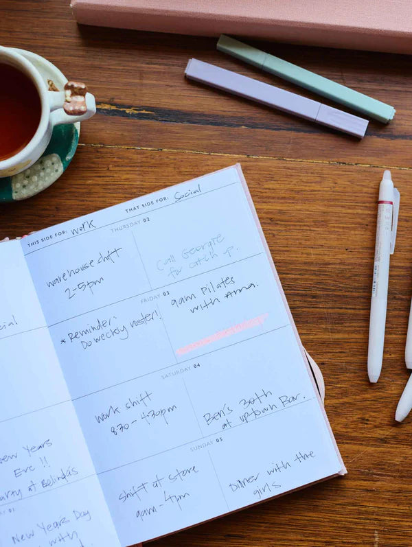 2026 Weekly Planner Flowers