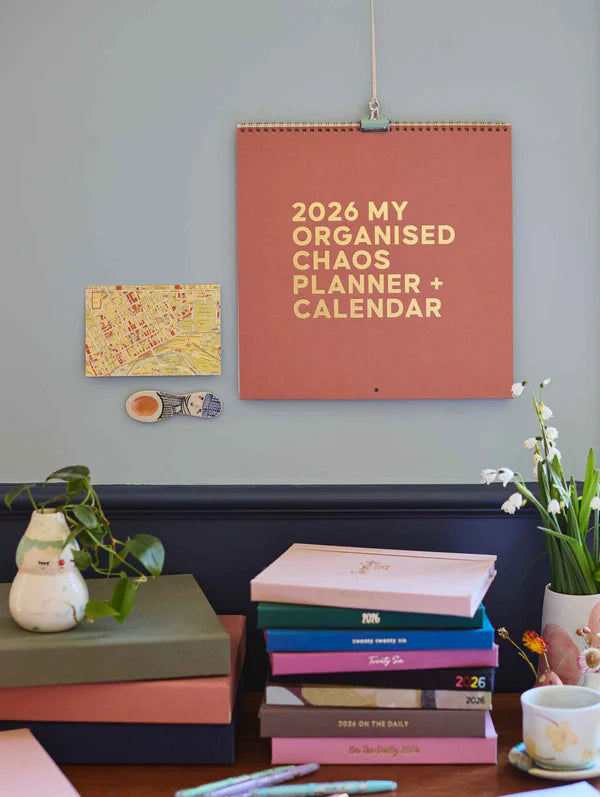 2026 Linen Planner & Calendar Rose