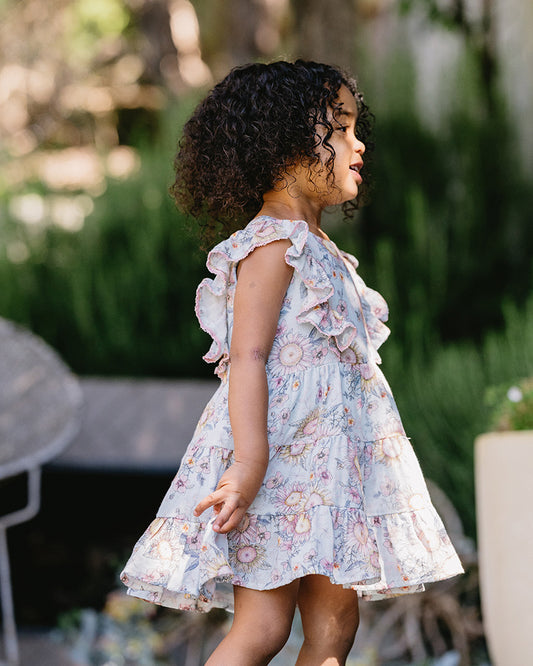 Abby Print Tiered Dress