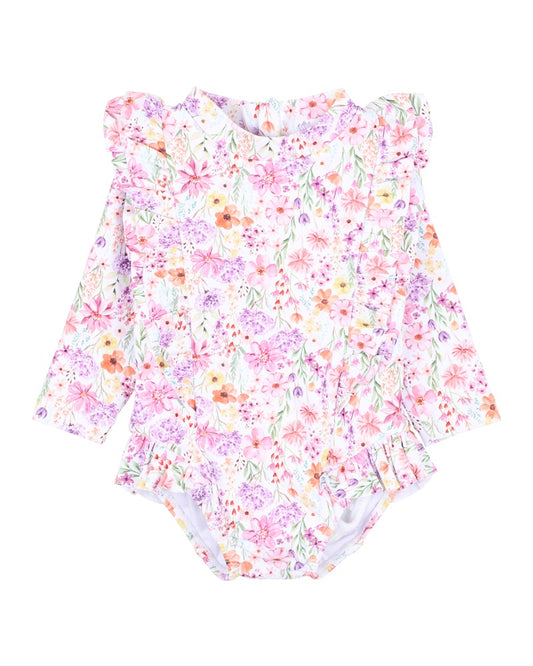 Nadia Print LS Sunsuit