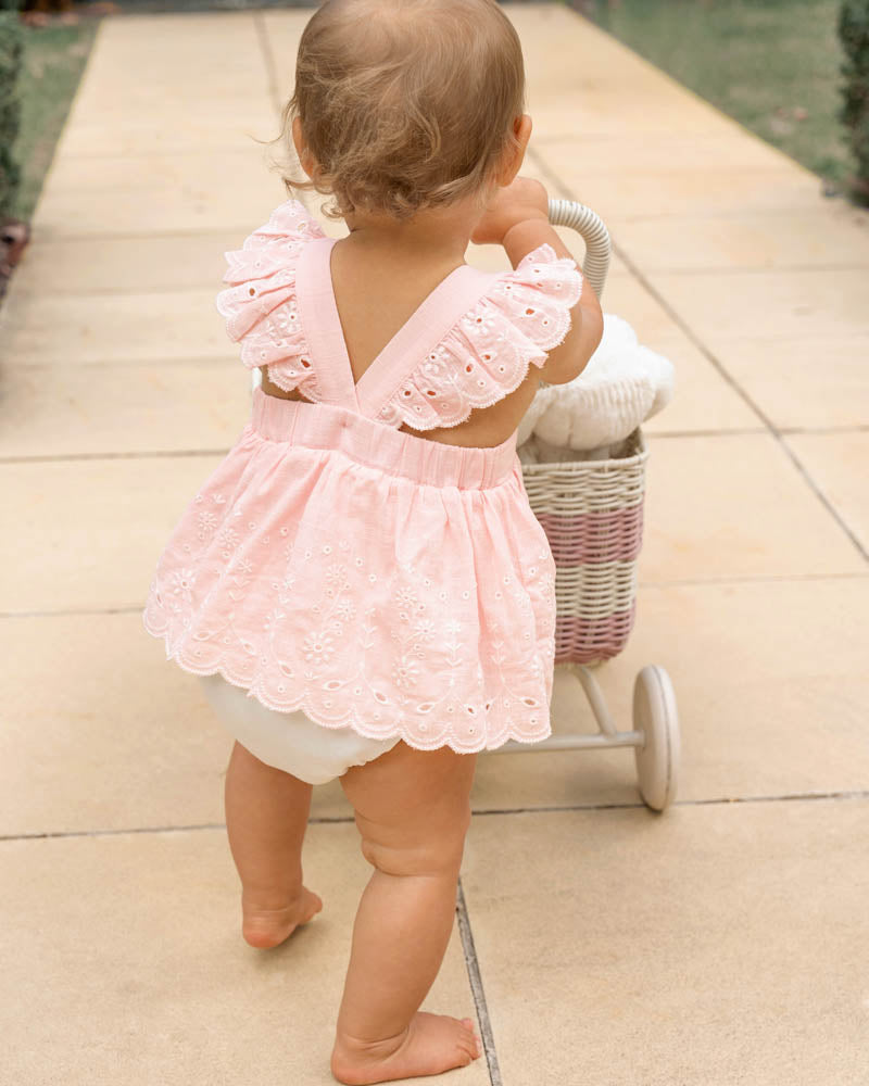 Chelsea Broderie Overlay Bodysuit