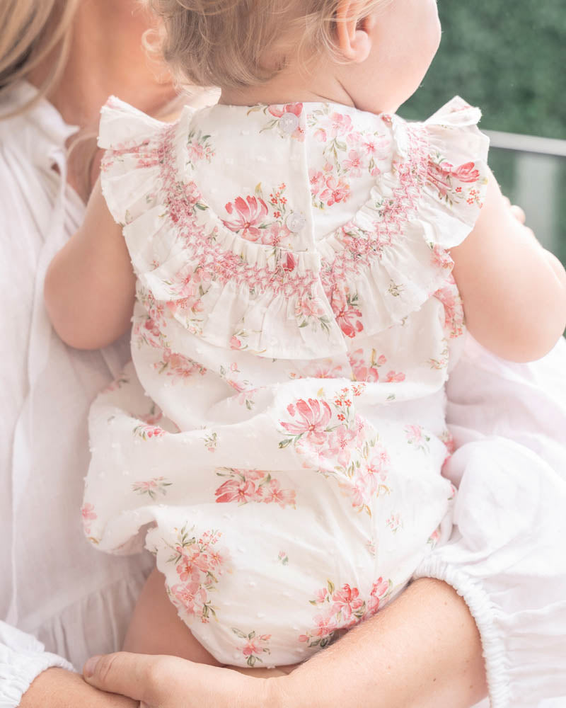 Chelsea Frill Yoke Romper