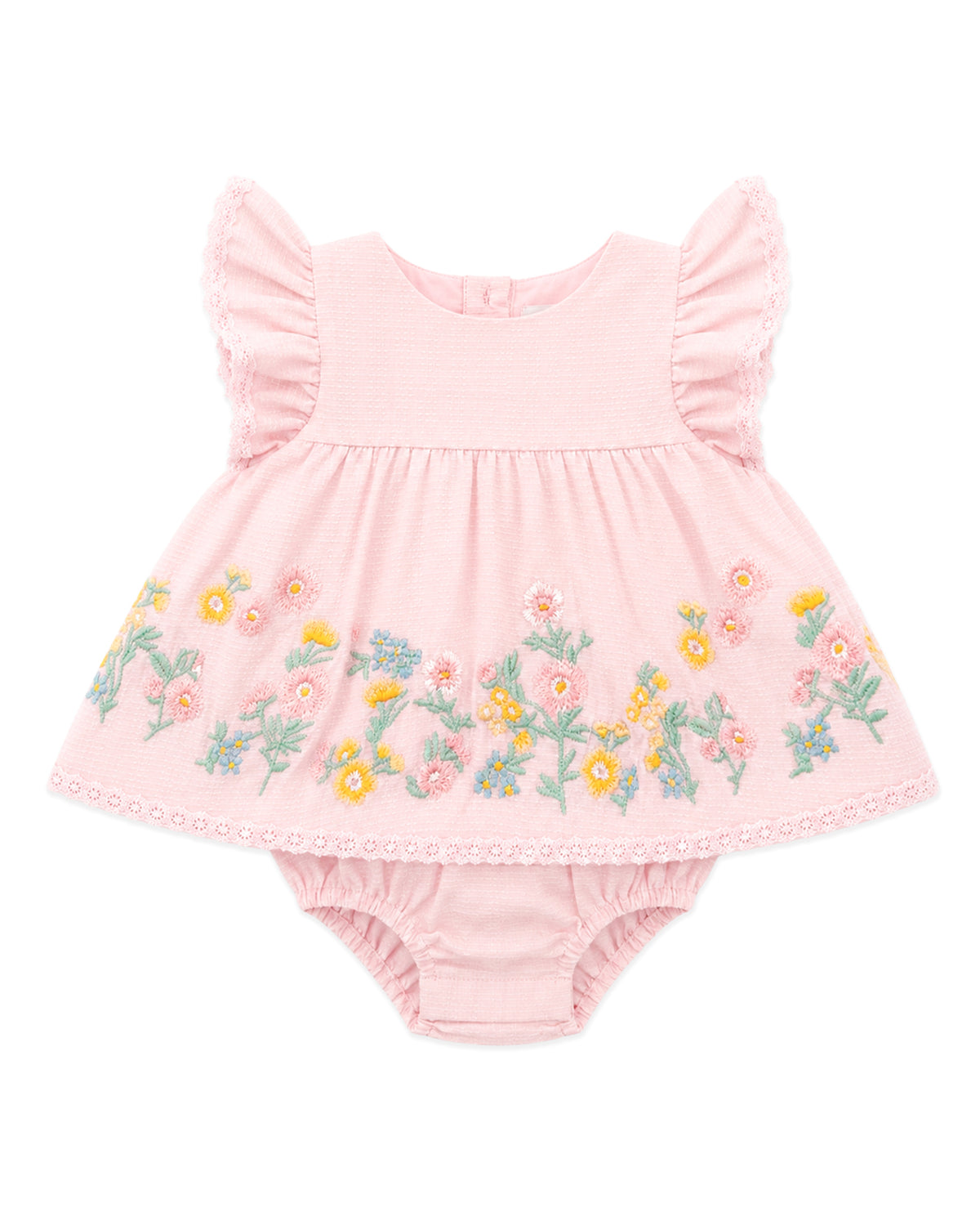 Pia Emb Overlay Bodysuit
