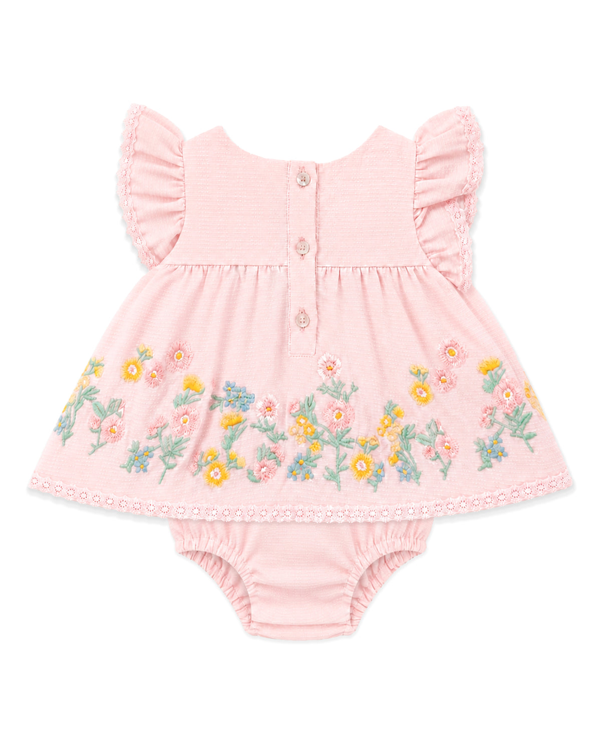Pia Emb Overlay Bodysuit