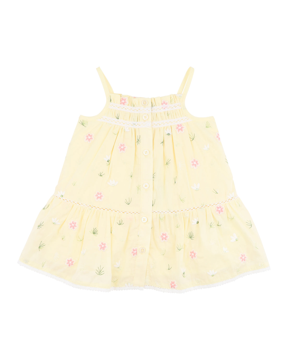 Pia All Over Emb Dress