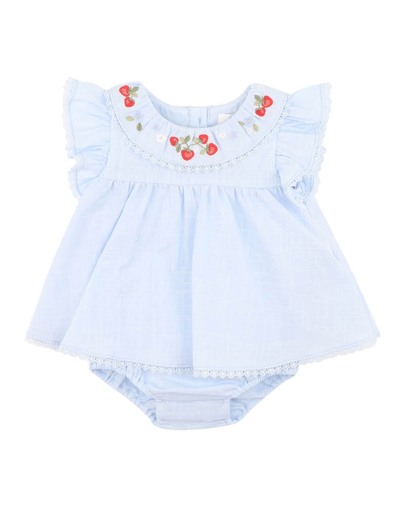 Poppy Emb Overlay Bodysuit