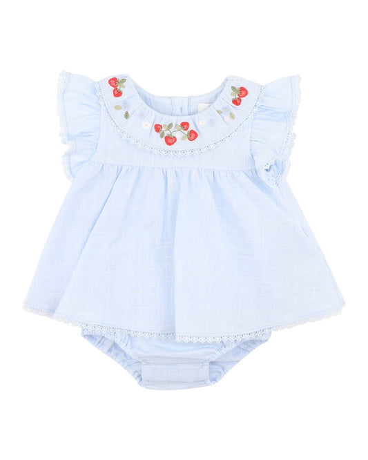 Poppy Emb Overlay Bodysuit