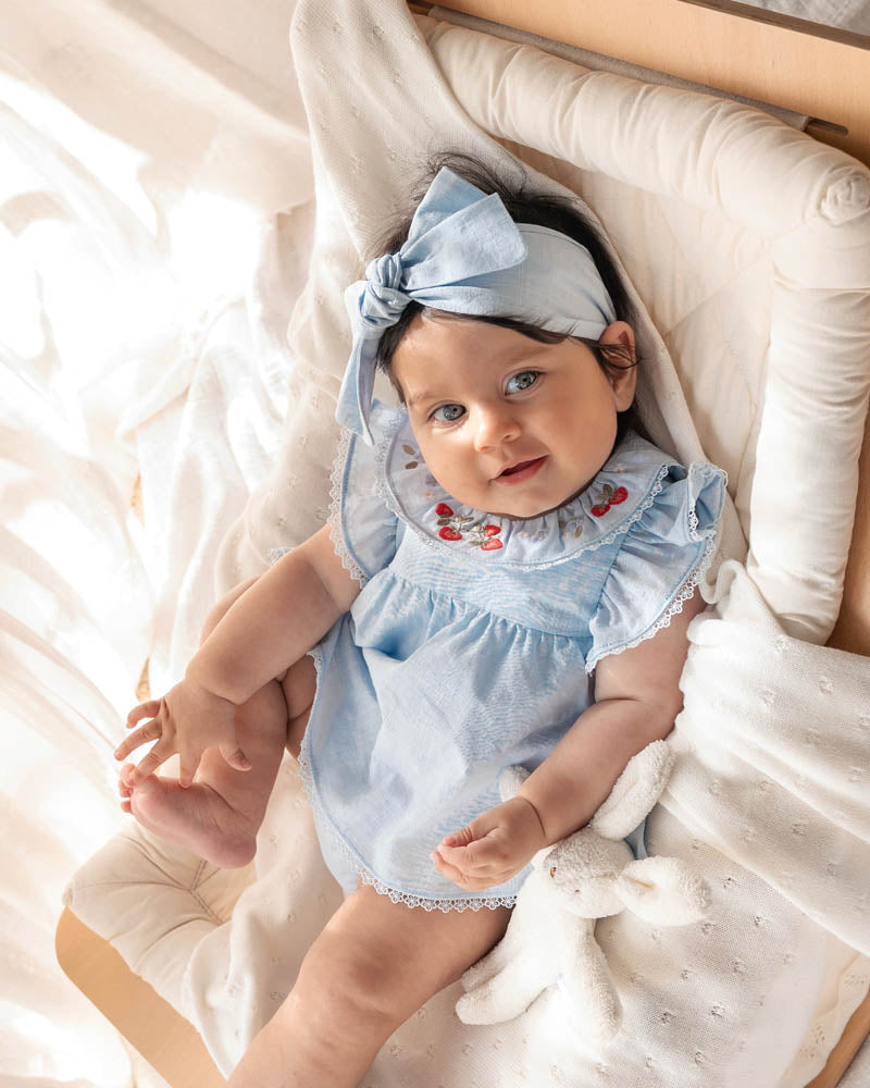 Poppy Emb Overlay Bodysuit