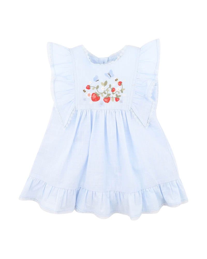 Poppy Emb Yoke Dress