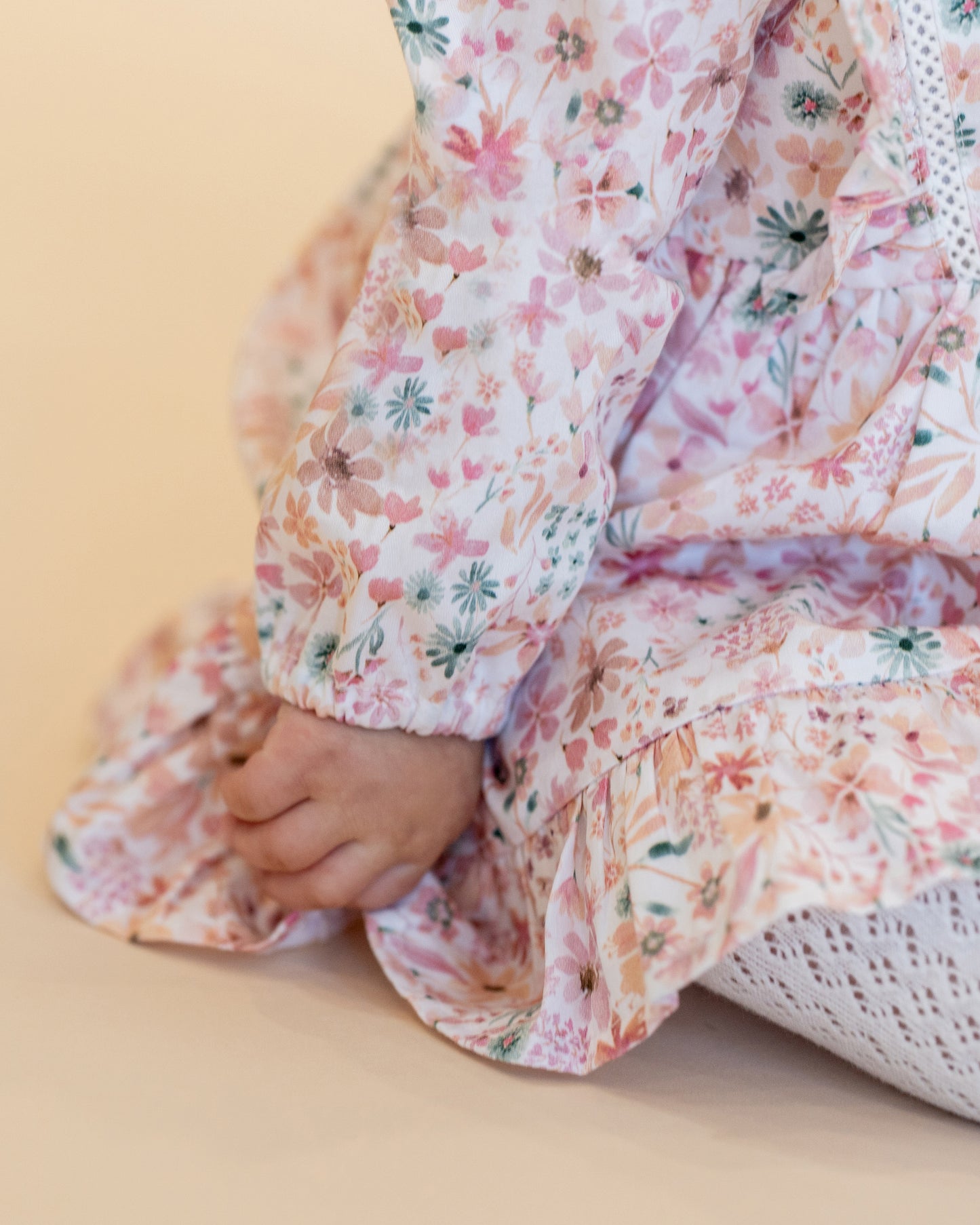 Fern Floral Organic Overlay Dress