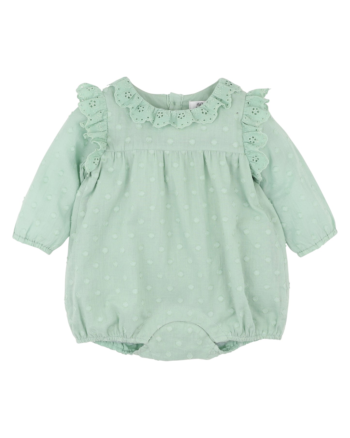 Fern Dobby LS Romper