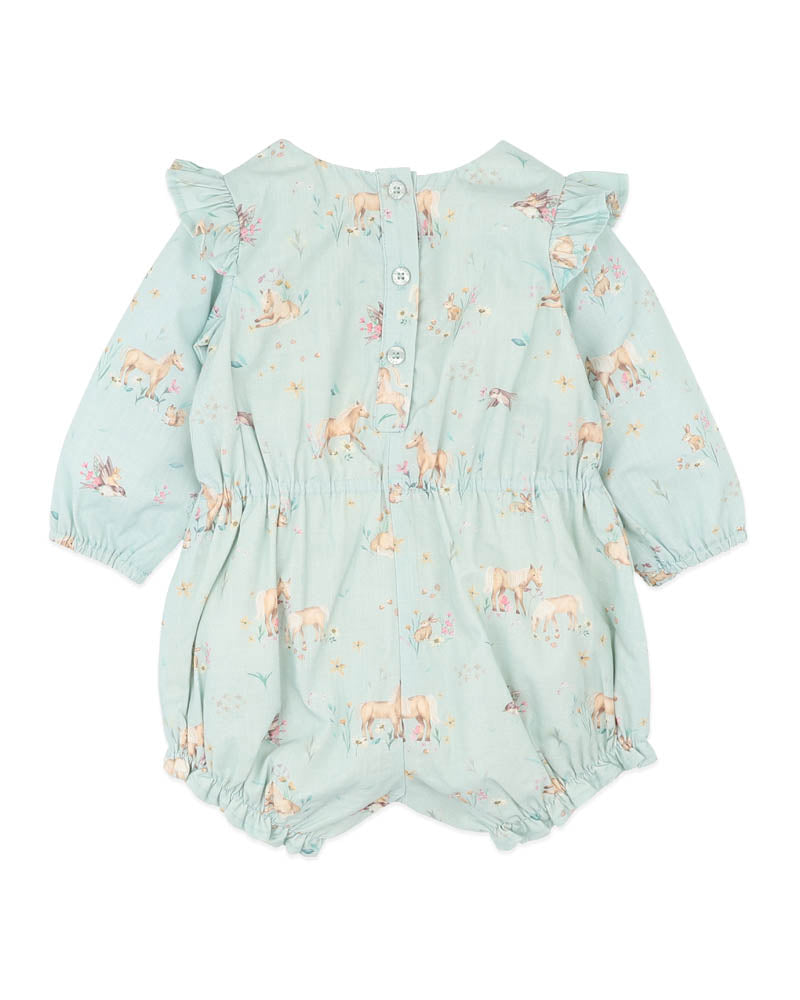 Winnie LS Woven Romper