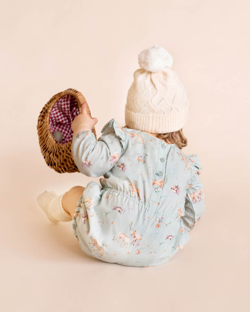 Winnie LS Woven Romper