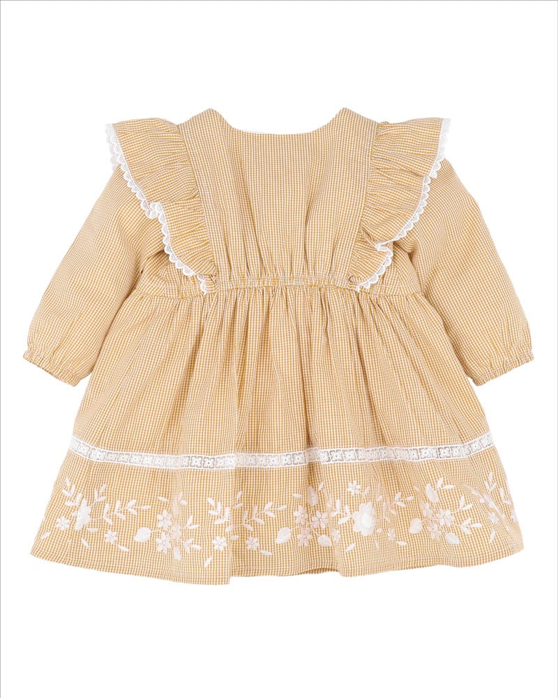 Winnie Emb Gingham Dress