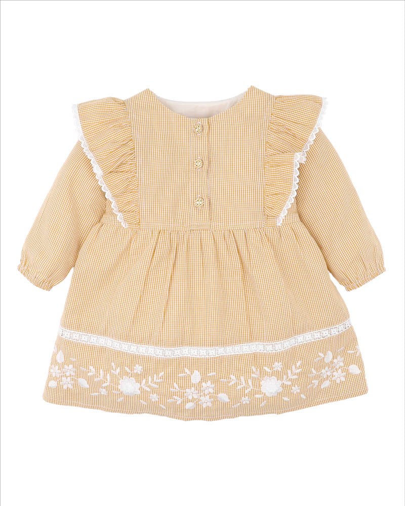Winnie Emb Gingham Dress