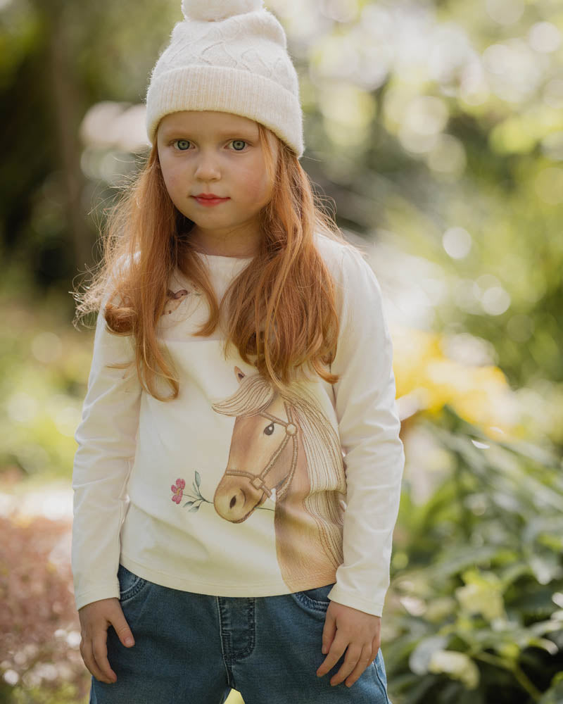 Winnie Horse LS Tee