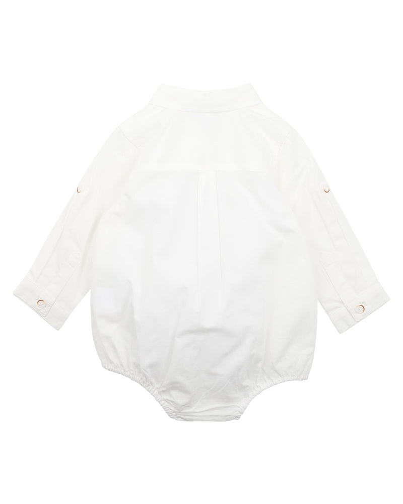 Liam Ivory Shirt Bodysuit