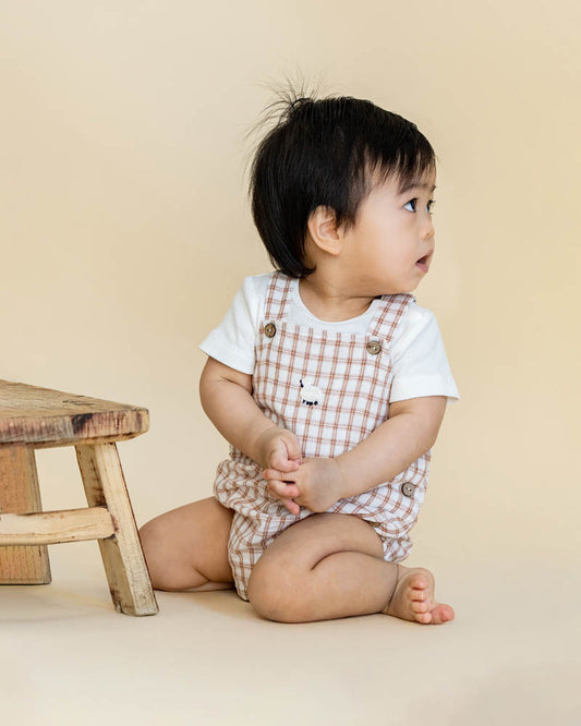 Clayton Check Bodysuit 2pc Set