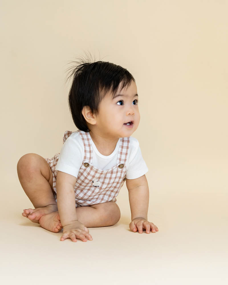 Clayton Check Bodysuit 2pc Set