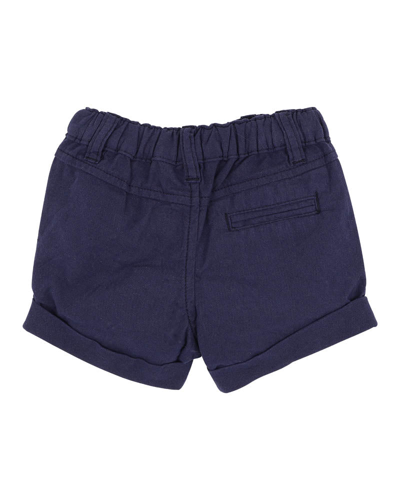 Navy Roman Pocket Shorts