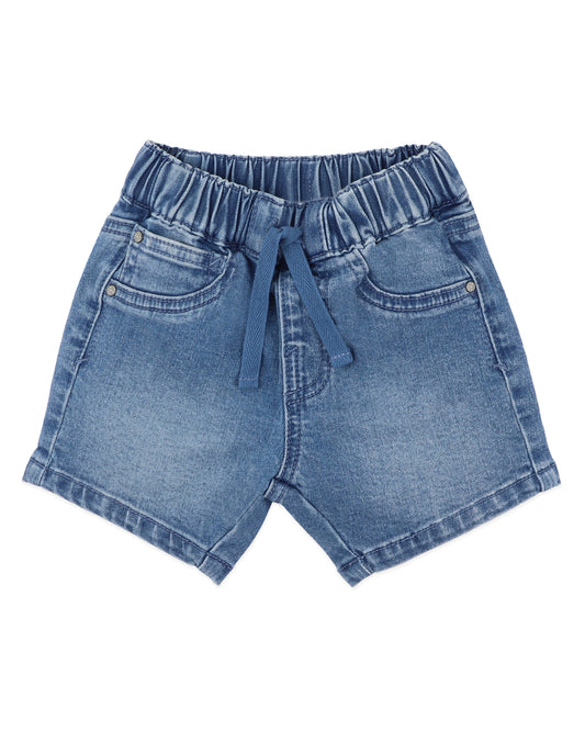 Pull On Denim Shorts