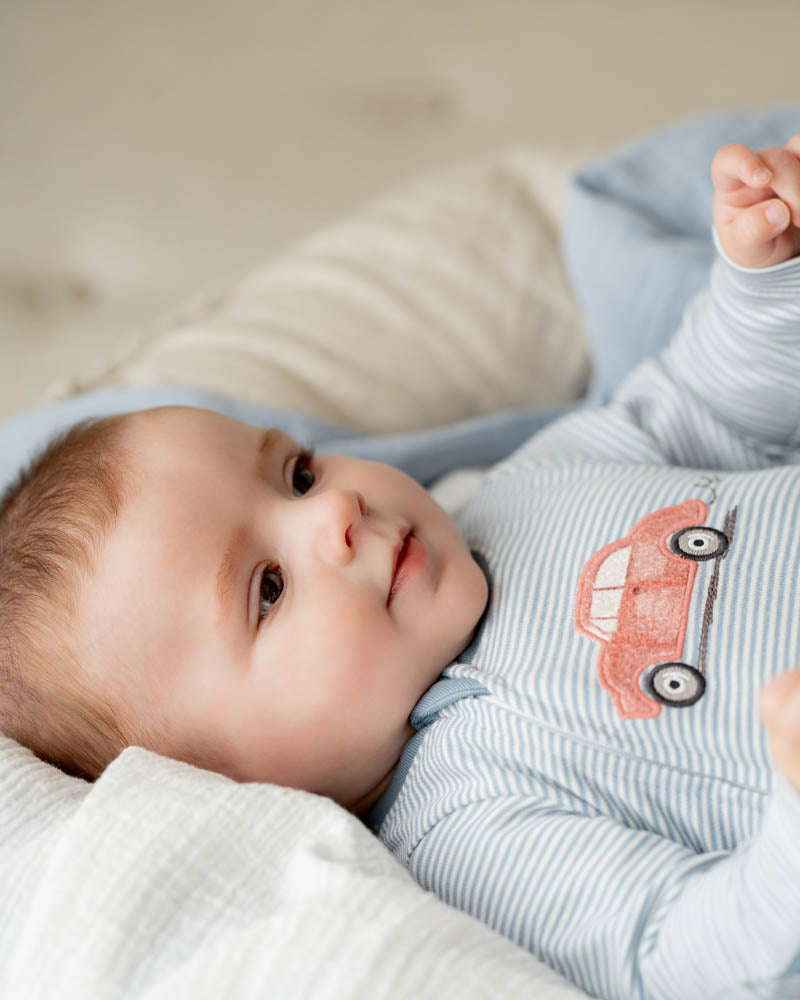 Alvin Stripe LS Zipsuit