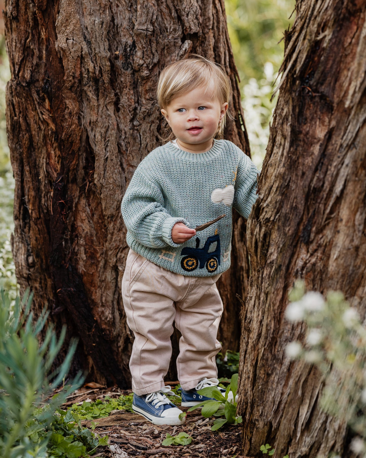 Hunter Tractor Knitted Jumper