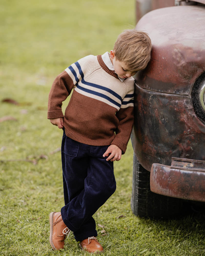 Jake Navy Pull on Pants
