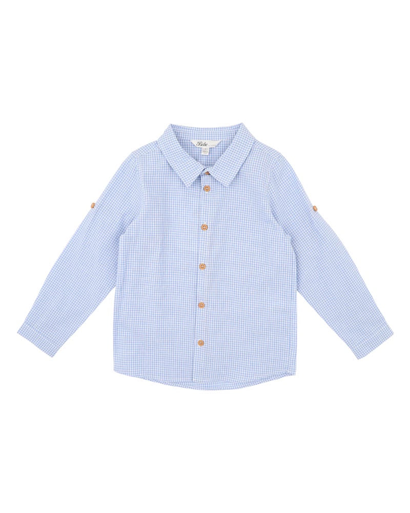 Jake Blue Check LS Shirt