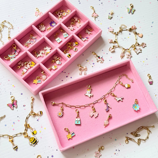 DIY Charm Bracelet Kit Gold