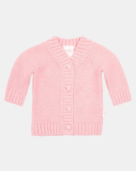 Organic Cardigan Andy Pearl