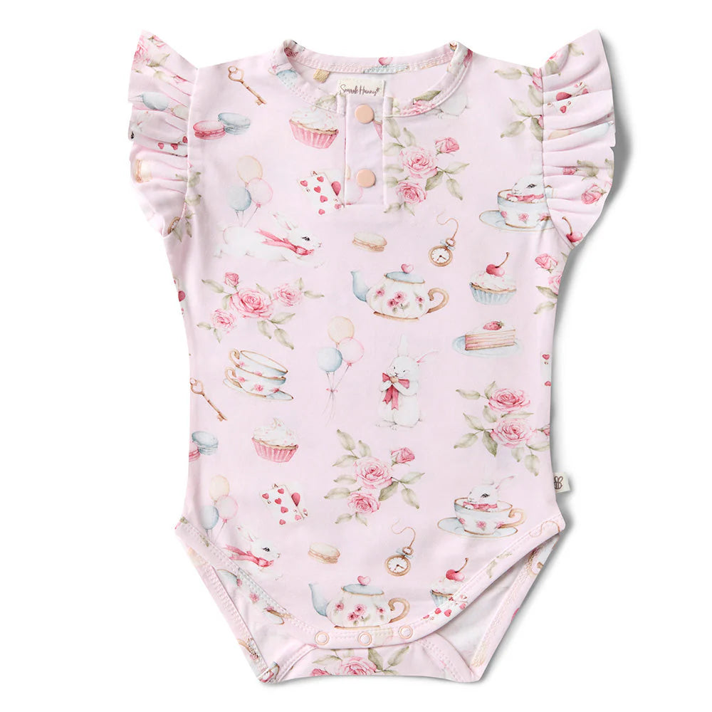 Alice's Tea Party Short Sleeve Bodysuit