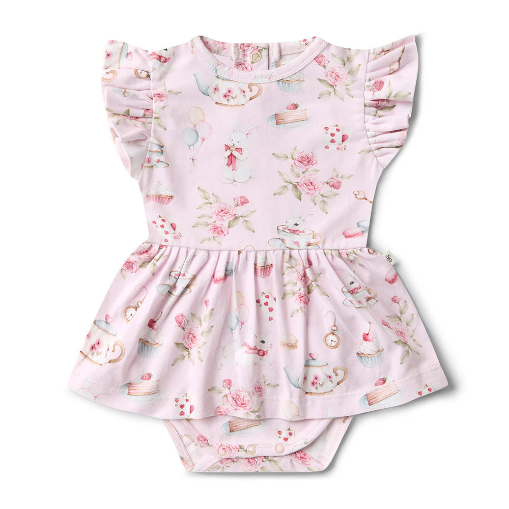 Alice's Tea Party Short Sleeve Dress