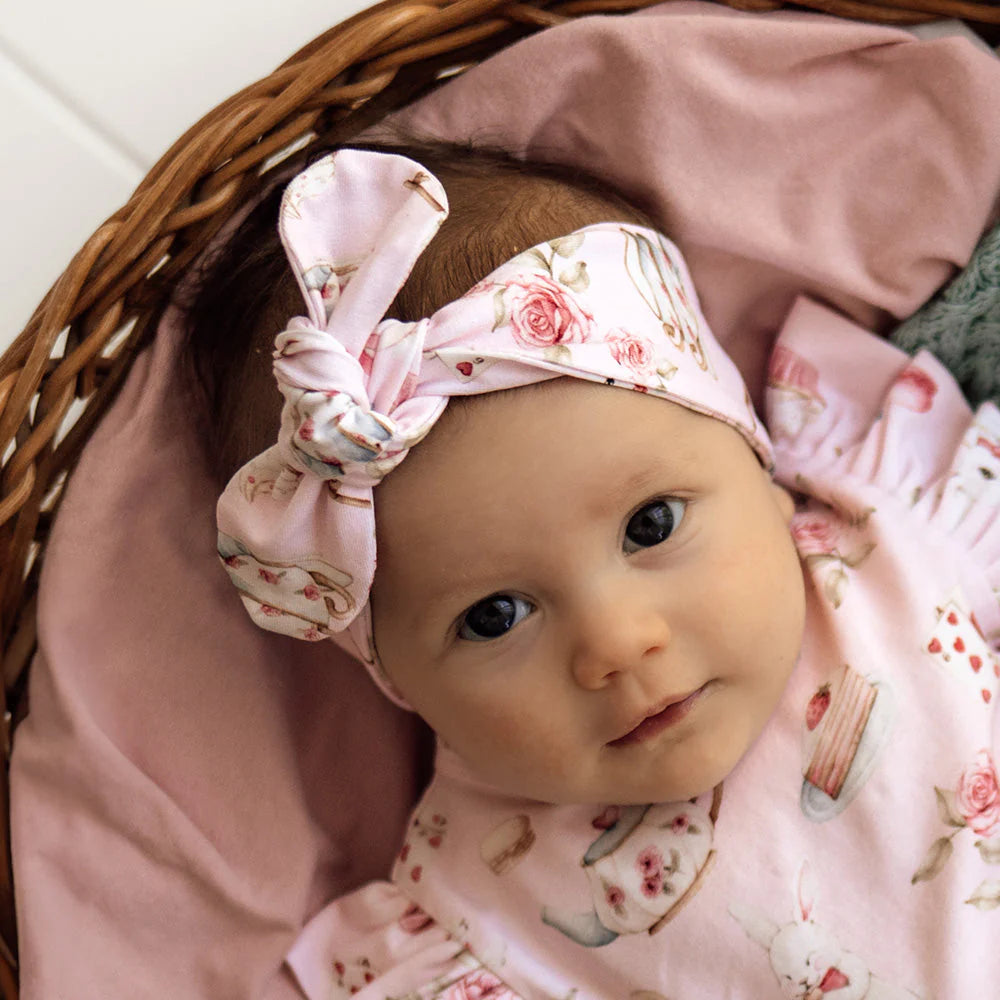 Alice's Tea Party Topknot Headband