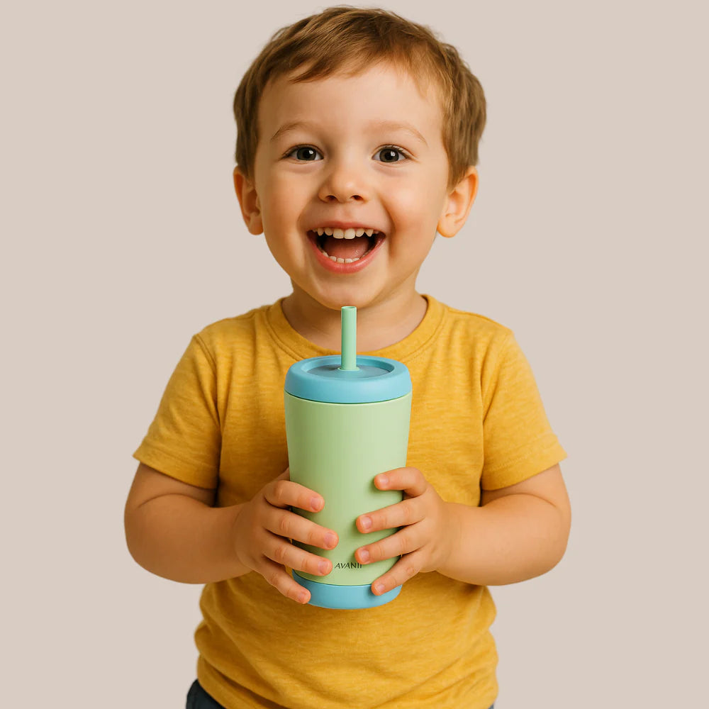 Avanti Insulated Tumbler 350ml Green & Blue