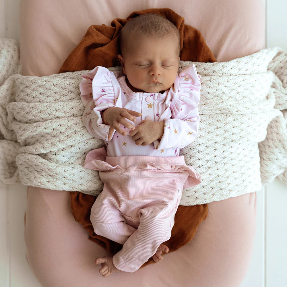 Baby Pink Pants with Frill
