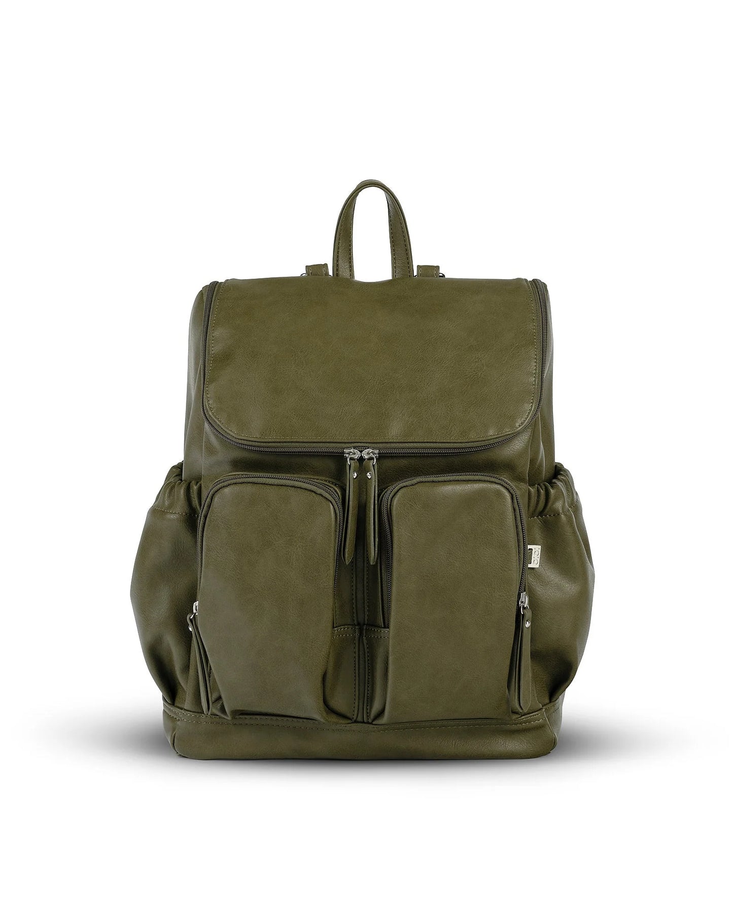 Backpack Olive Faux Leather