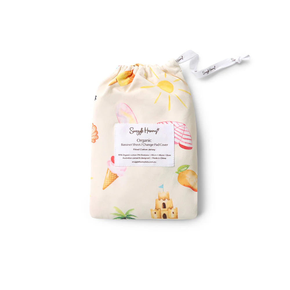 Beach Fun Bassinet Sheet
