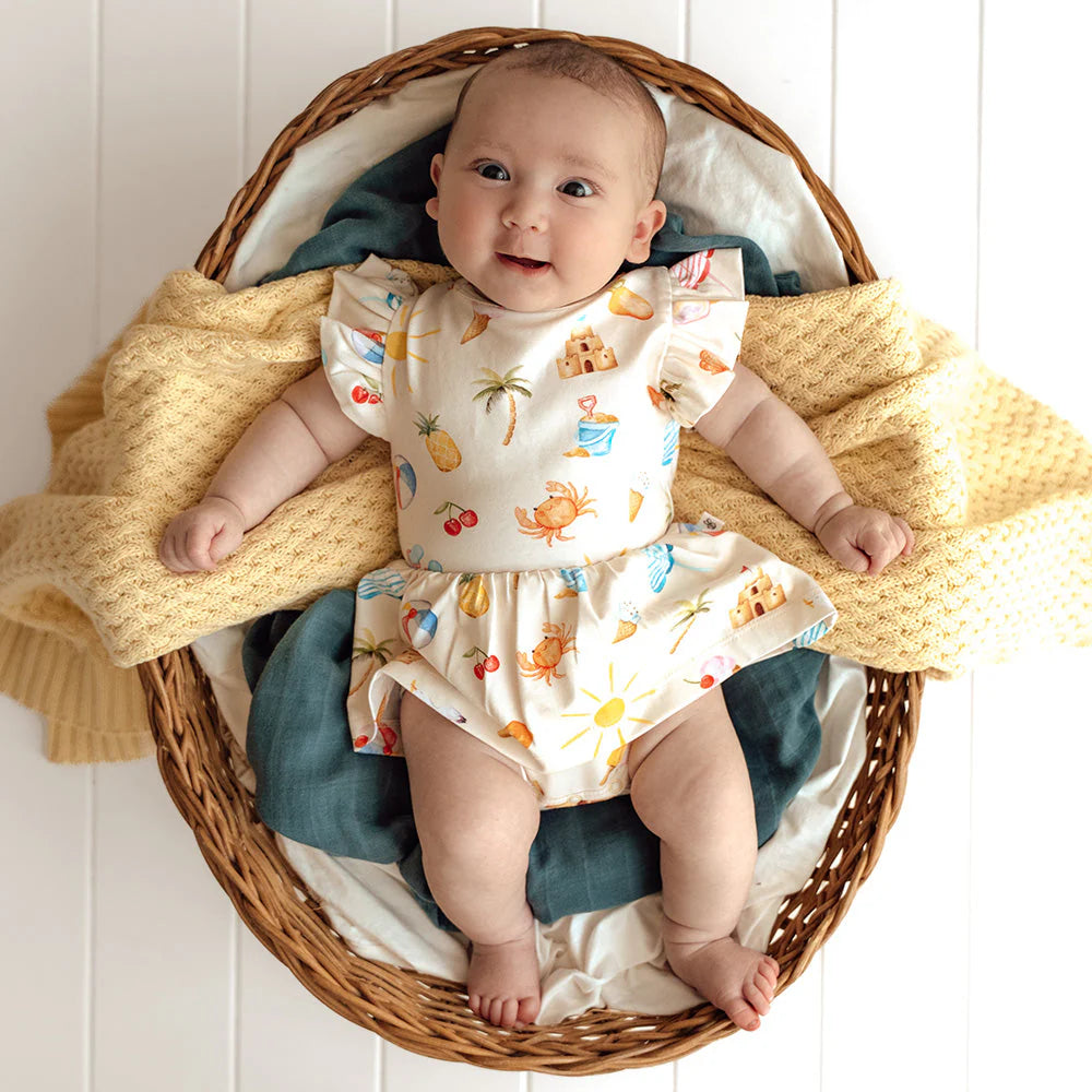 Beach Fun Short Sleeve Dress