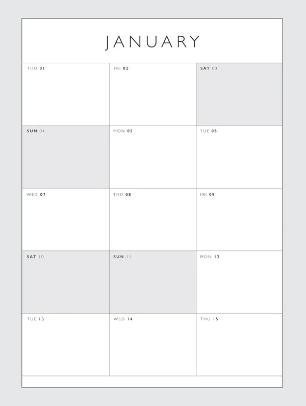 2026 Busy Big Box Wall Planner