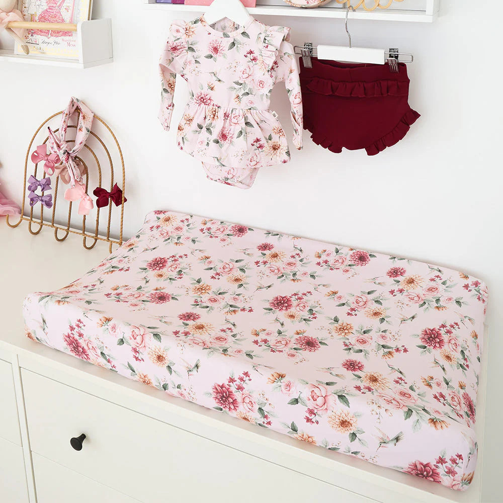 Birds & Blooms Bassinet Sheet
