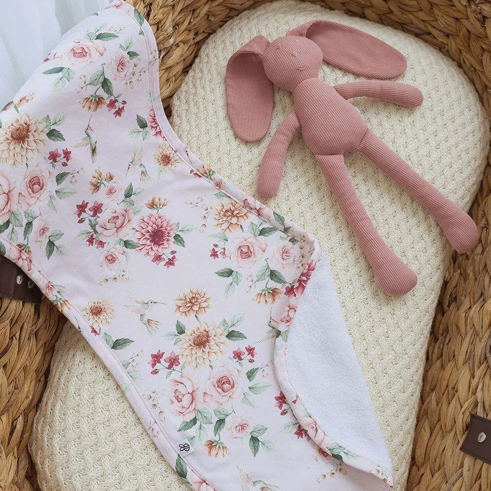 Birds & Blooms Burp Cloth