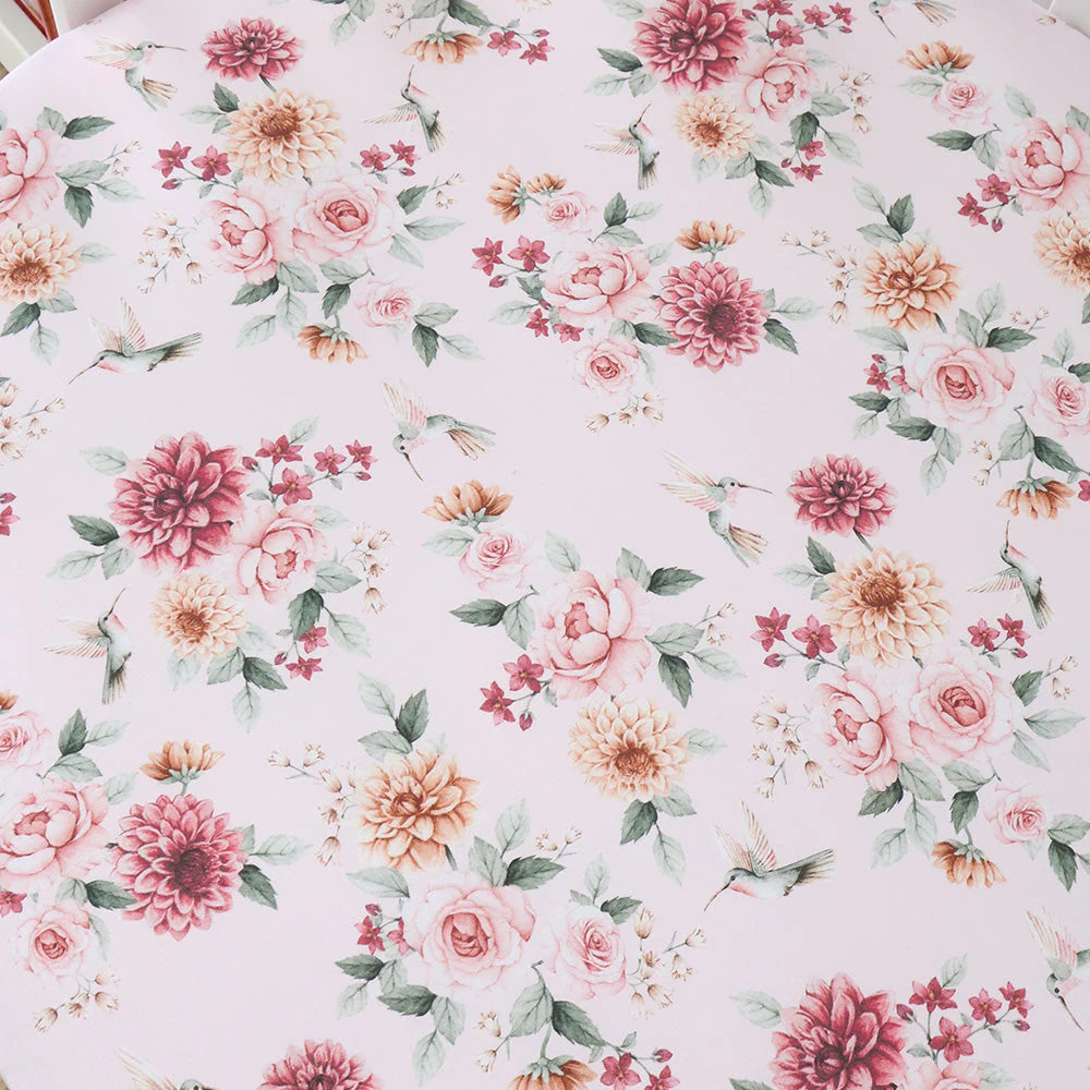 Birds & Blooms Cot Sheet