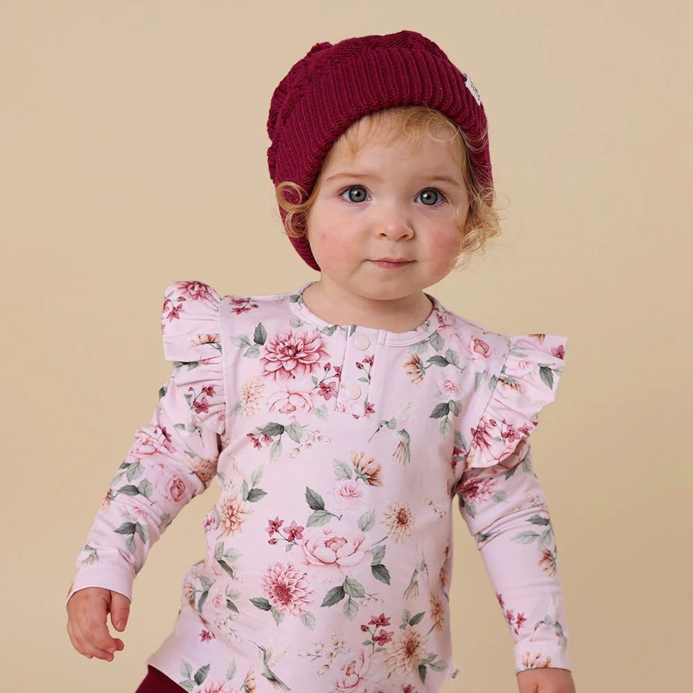 Birds & Blooms Long Sleeve Top